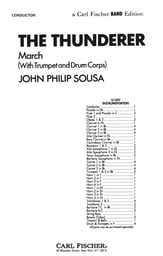 The Thunderer Marching Band sheet music cover